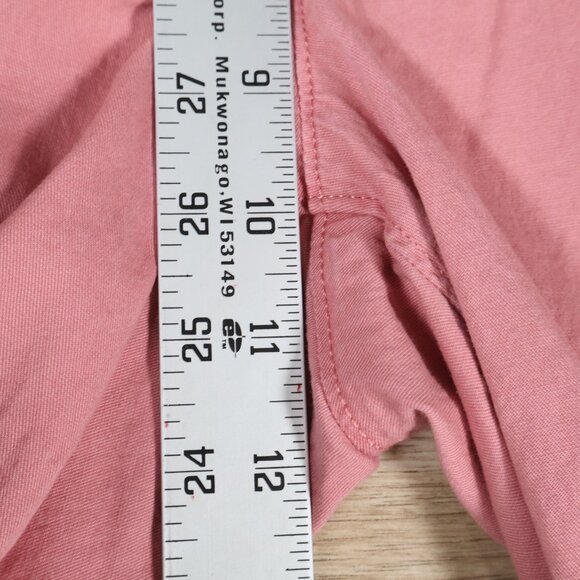 Faherty Shorts Mens 31 Pink Organic Cotton Tencel Stretch Casual‎ Chino Summer - Picture 9 of 12